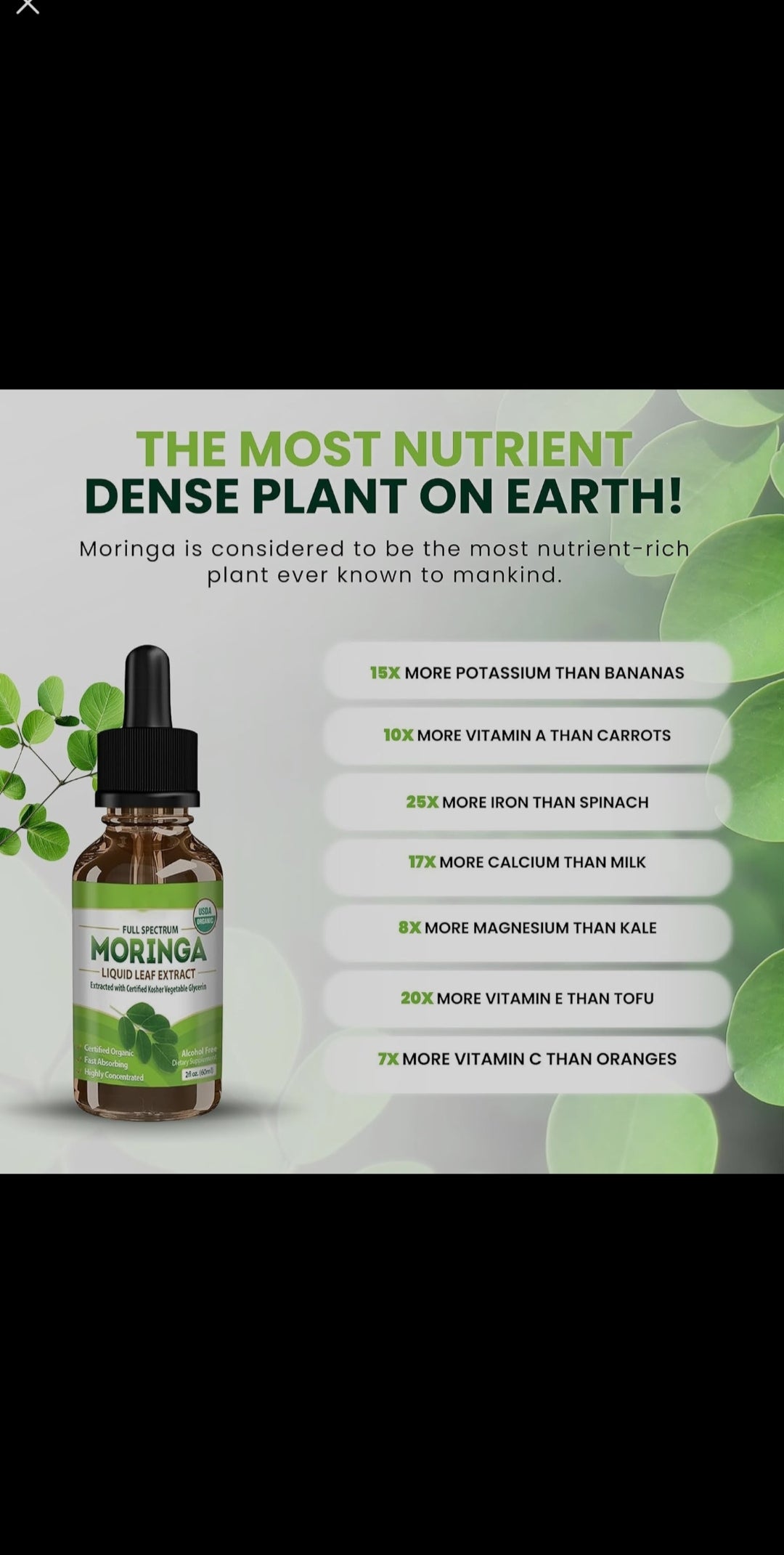Moringa Leaf Drops Moringa Powder Drops