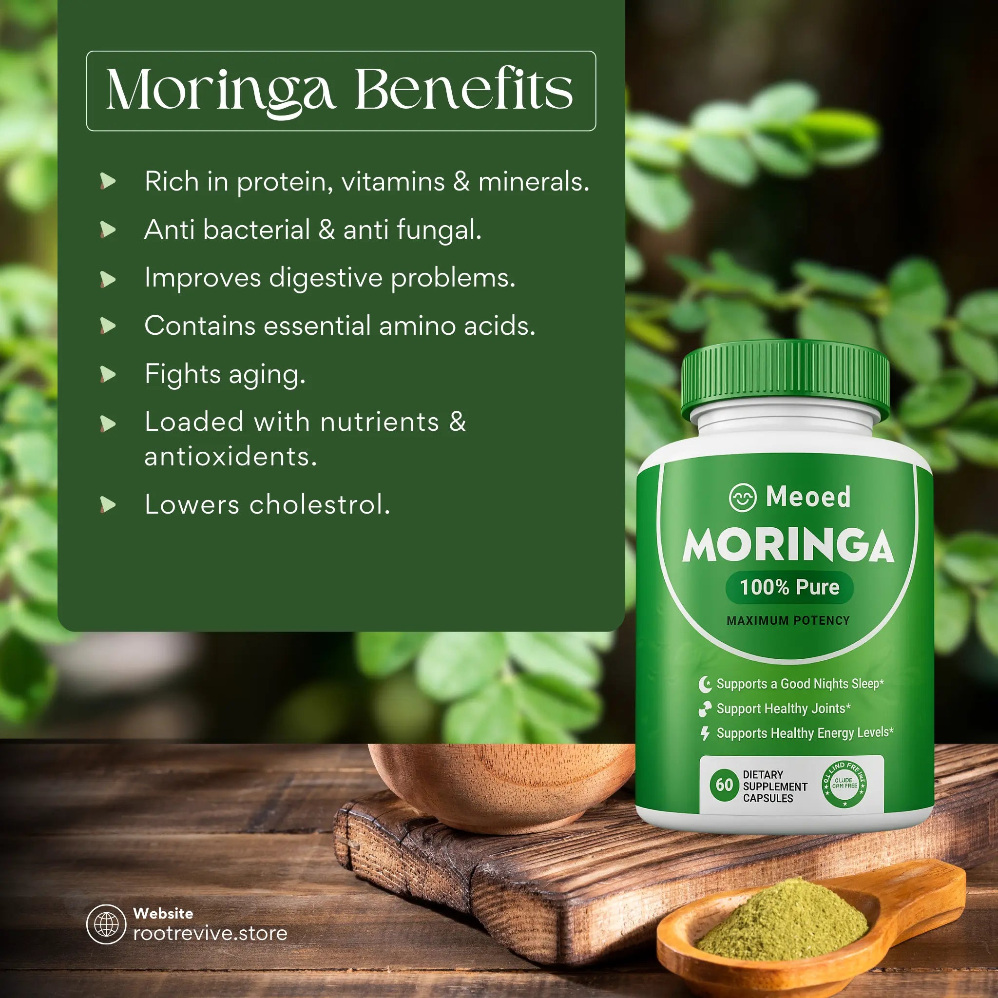 Moringa Leaf Capsules