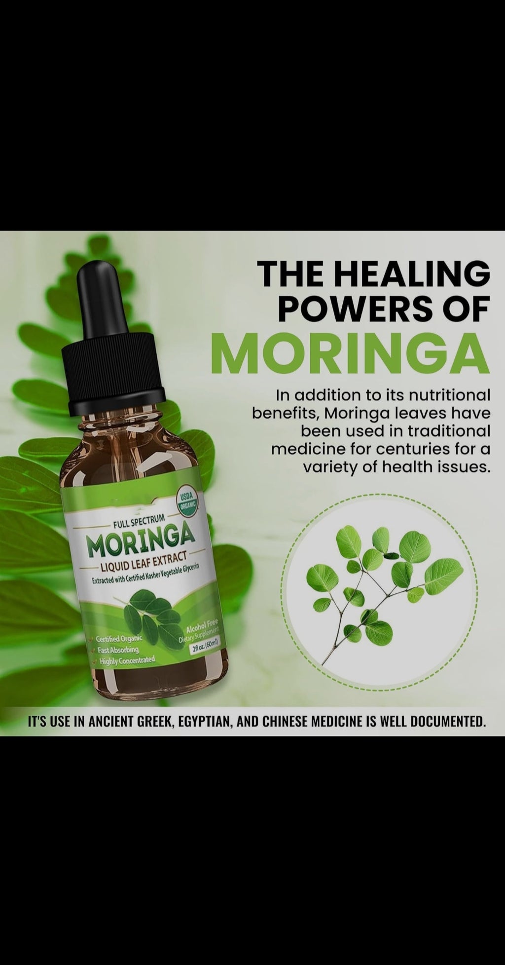 Moringa Leaf Drops Moringa Powder Drops