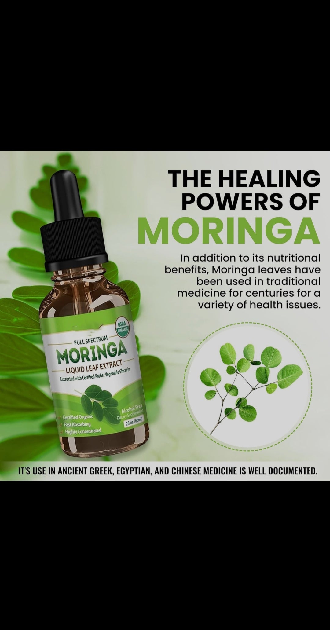 Moringa Leaf Drops Moringa Powder Drops