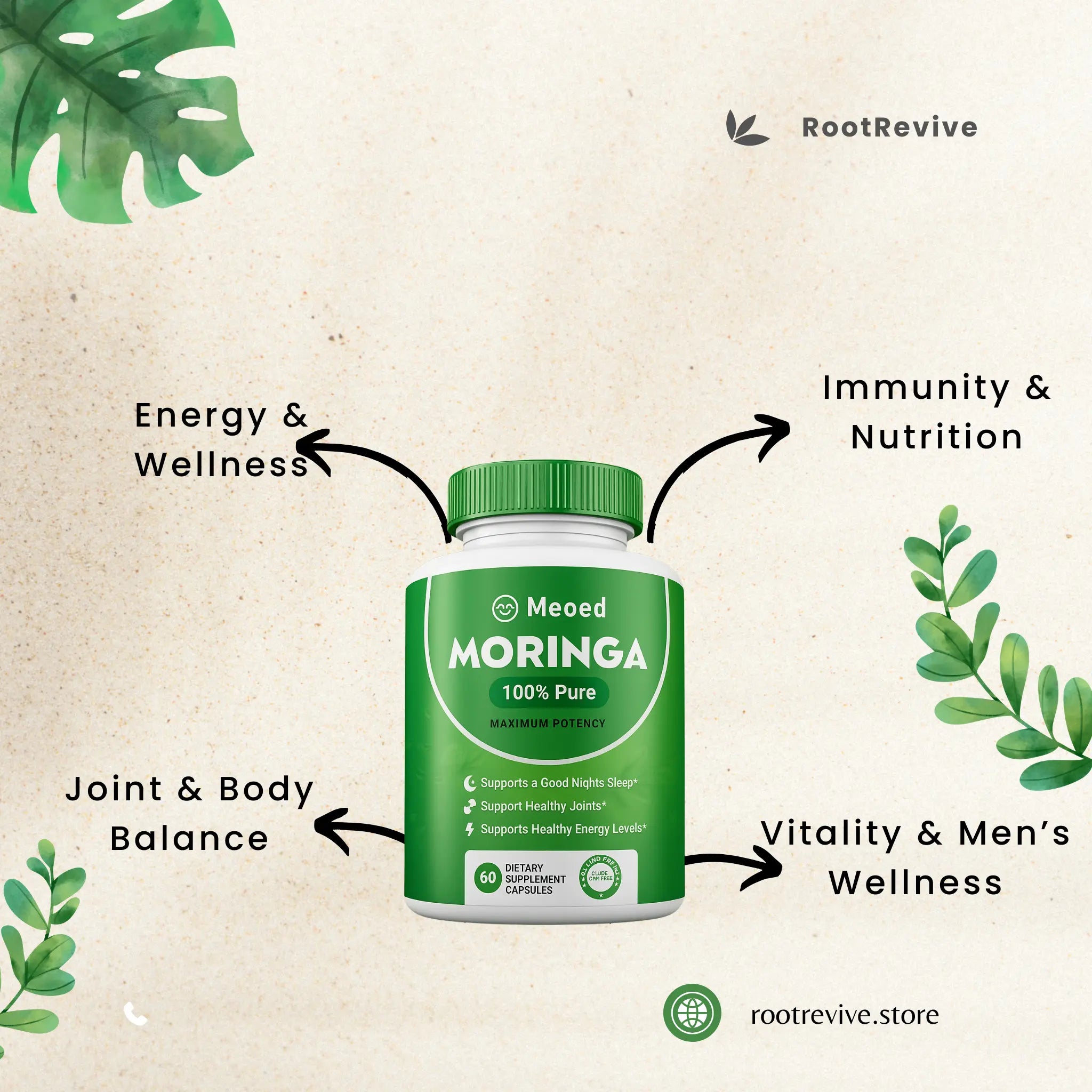 Moringa Leaf Capsules